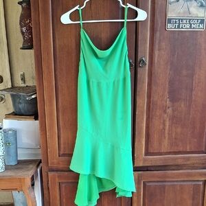 Vibrant Green Dress by Olivaceous